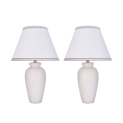 Table Lamp Longshore Tides Pair, Swarovski Crystal Table Lamps